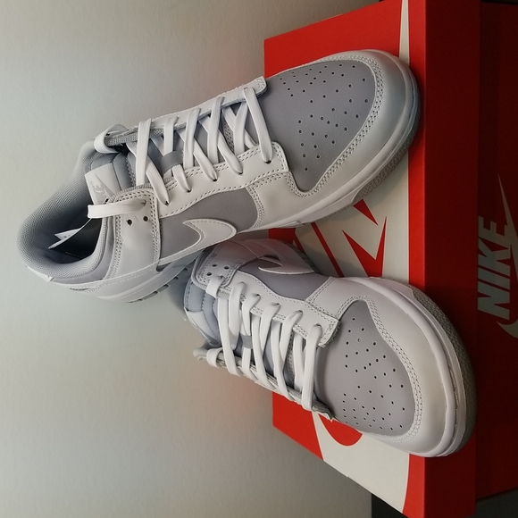 Nike Dunk Low Retro " Wolf Grey" - Picture 3 of 9